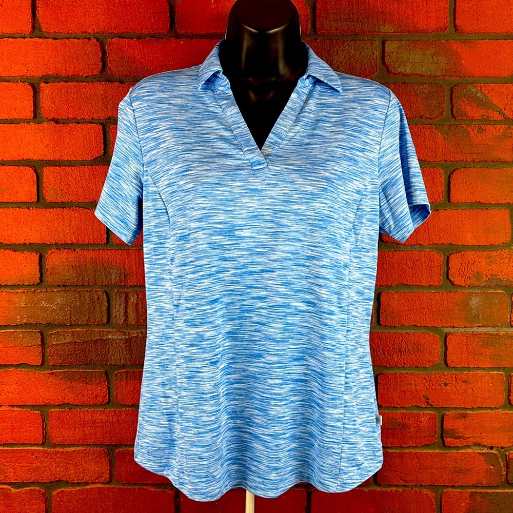 Lady Hagen Shirt Womans Small Blue‎ Polo